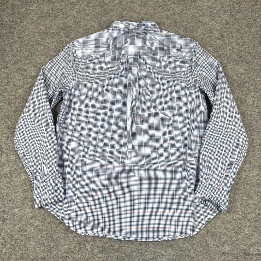 Ralph Lauren Button Down Shirt Check Cotton Boys Large L 14/16